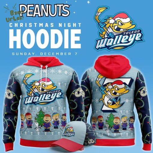 Limited Edition Toledo Walleye x Peanuts Hoodie 2025