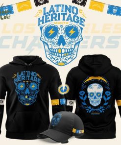 Limited Los Angeles Chargers ” Latino Heritage ” Hoodie (Black) 2025