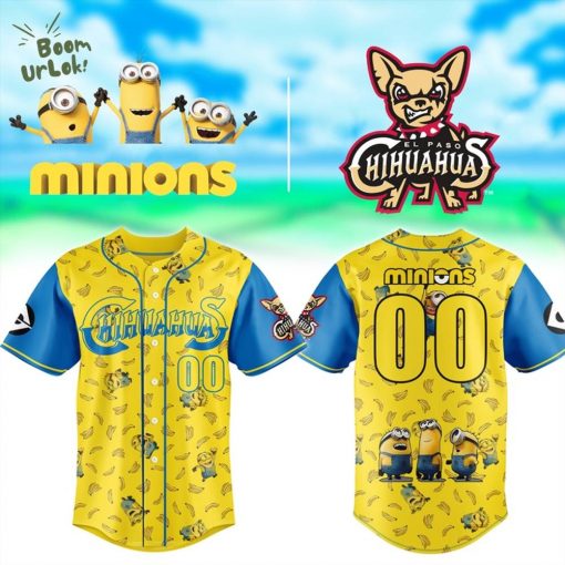 Limited edition El Paso Chihuahuas x Minions Jerseys