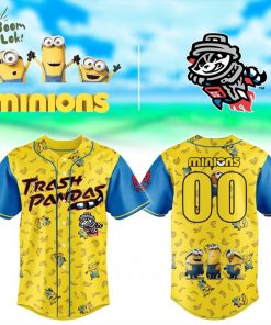 Limited edition Rocket City Trash Pandas x Minions Jerseys