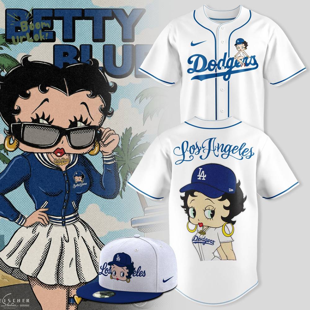 Los Angeles Dodgers x Betty Boop new Collections Jersey Los Angeles Dodgers x Betty Boop new Collections Jersey