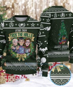 Merry Trekmas Live Long And Prosper Christmas Knitted Sweater