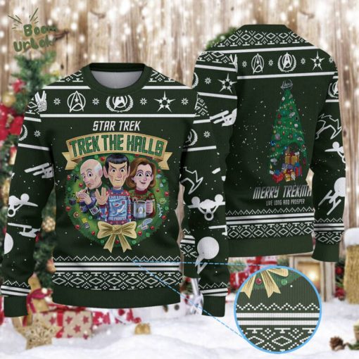 Merry Trekmas Live Long And Prosper Christmas Knitted Sweater