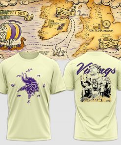 Minnesota Vikings Set Sall Collections Tshirt