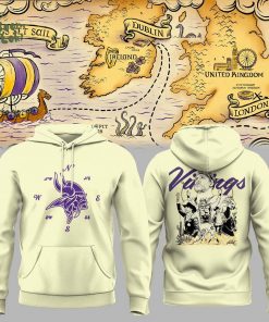 Minnesota Vikings Set Sall Collections White Hoodie