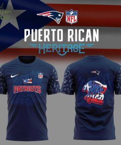 N.E Patriots Puerto Rican Heritage Combo Shirt