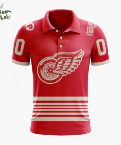 NHL Detroit Red Wings Personalized Centennial Polo Design