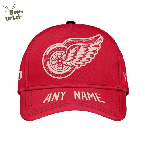 NHL Detroit Red Wings Personalized Name Centennial Classic Cap Design