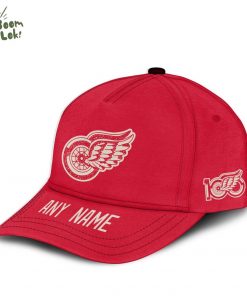 NHL Detroit Red Wings Personalized Name Centennial Classic Cap Design