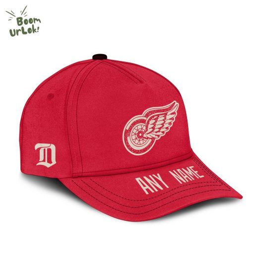 NHL Detroit Red Wings Personalized Name Centennial Classic Cap Design