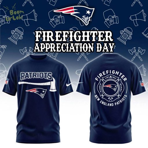 New England Patriots Firefighter Appreciation Day Tshirt