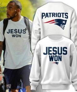 New England Patriots “Jesus Won” Sweatshirt