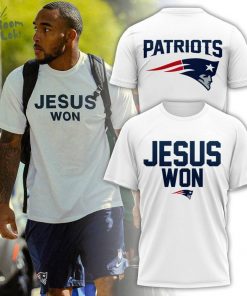 New England Patriots “Jesus Won” Tshirt