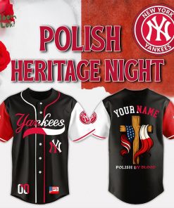 New York Yankees x Polish By Blood American Heritage Night 2025-3D Baseball Jersey