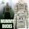 Oregon Ducks Mummy Mode White Hoodie