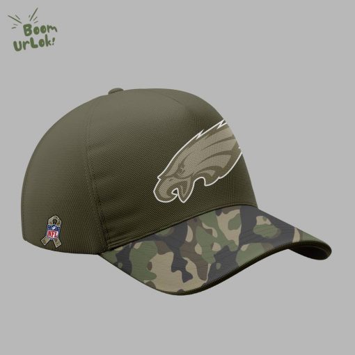 Philadelphia Eagles Nike Olive 2025 Salute to Service Sideline Standard Hoodie
