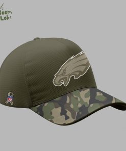 Philadelphia Eagles Nike Olive 2025 Salute to Service Sideline Standard Tshirt
