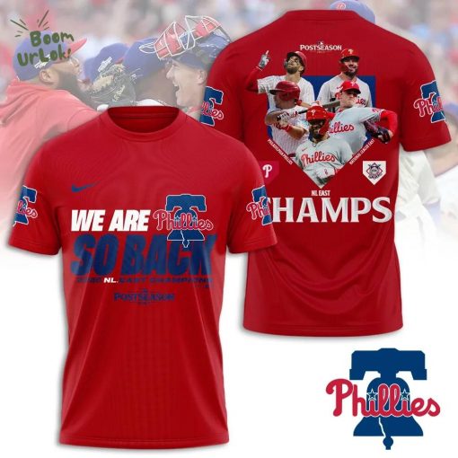 Philadelphia Phillies 2023 NL East Champs T-Shirt – MLB Postseason Baseball Fan Tee