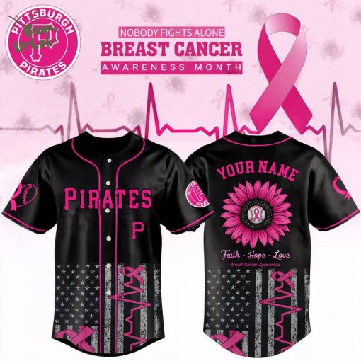 Pittsburgh Pirates x Breast Cancer Awareness Month Edition-3D Baseball Jersey