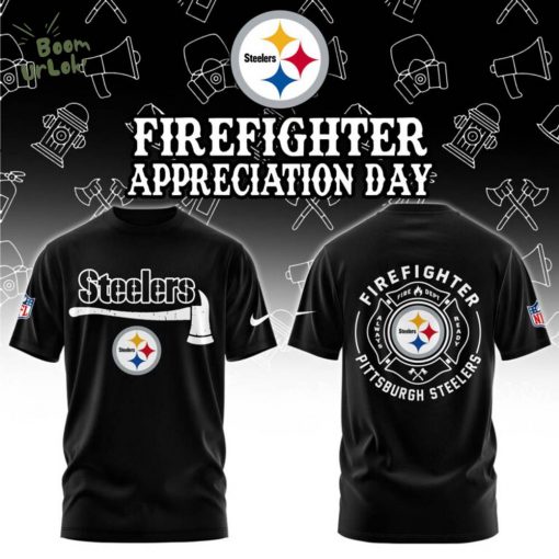 Pittsburgh Steelers Firefighter Appreciation Day Tshirt