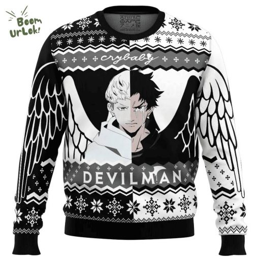Rival Devilman Crybaby Ugly Christmas Sweaters