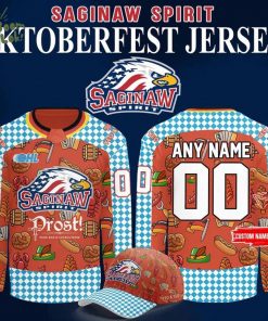 Saginaw Spirit 2025 Oktoberfest Warmup Jerseys