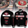 San Francisco 49ers 1946 NFC West Special Bomber Jacket – Eggshell-Red