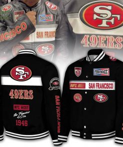 San Francisco 49ers 1946 NFC West Special Bomber Jacket – Black