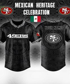 San Francisco 49ers x Mexican Heritage Celebration Jersey-3D Baseball Jersey