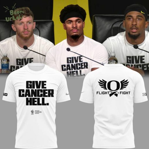 Special 2025 Give Cancer Hell Oregon Football T-Shirt