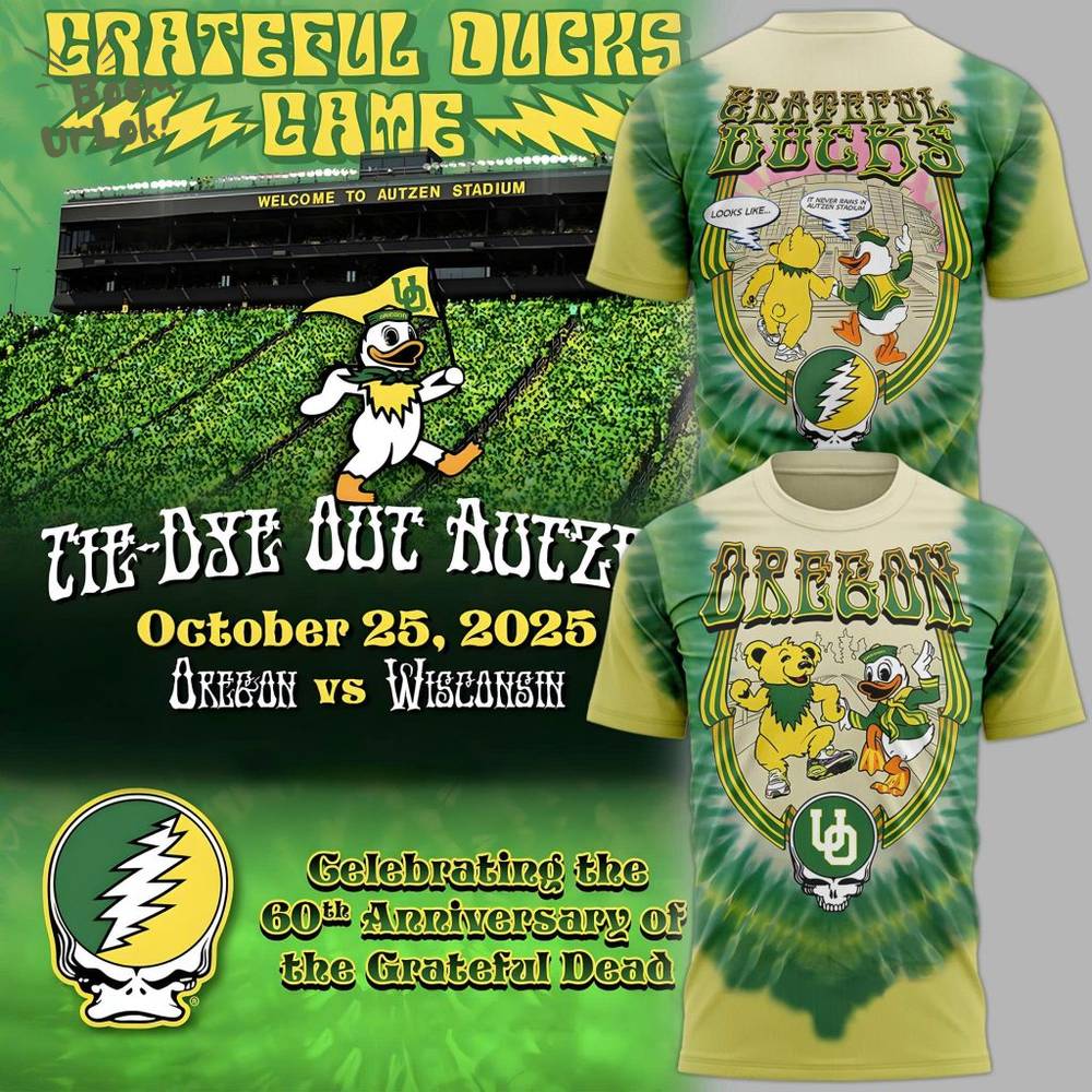 Special 2025 Grateful Ducks Signature T-Shirt Special 2025 Grateful Ducks Signature T-Shirt