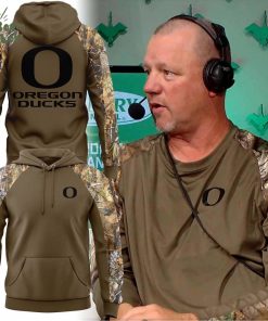 Special 2025 Hunting Camo Oregon Football Hoodie
