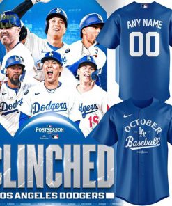 Special Edition 2025 MLB Postseason Custom Name Baseball Jersey