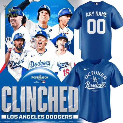 Special Edition 2025 MLB Postseason Custom Name Baseball Jersey