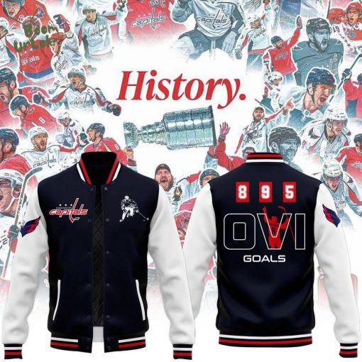 Special Edition Alexander Ovechkin Baseball Jacket(895) 2025