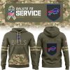 Buffalo Bills Olive 2025 Salute to Service Sideline Standard Issue Hoodie