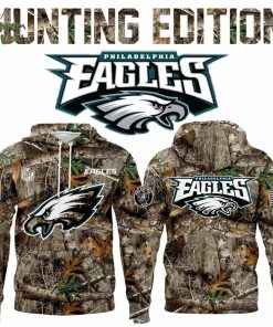 Special edition Philadelphia Eagles Hunting Camo Hoodie 2025