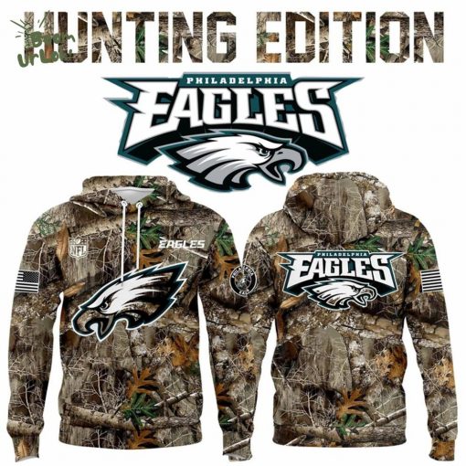 Special edition Philadelphia Eagles Hunting Camo Hoodie 2025