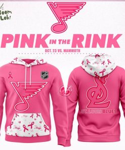 St. Louis Blues 2025 Pink in the Rink Night Hoodie