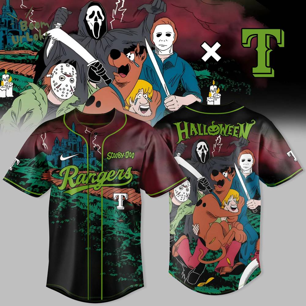 Texas Rangers x 2025 Happy Halloween Scooby-Doo Texas Rangers x 2025 Happy Halloween Scooby-Doo