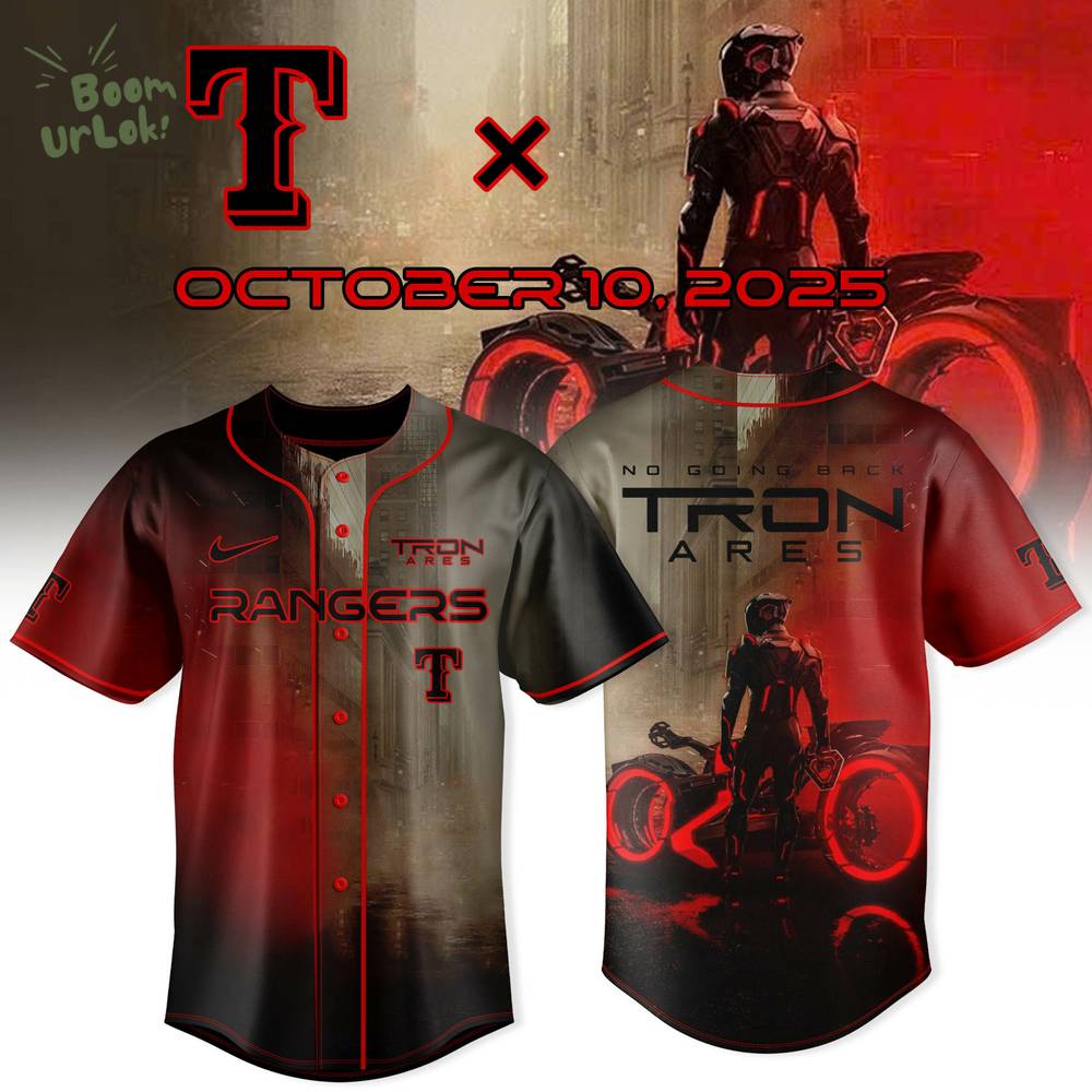 Texas Rangers x Tron Ares 2025, October 10 Texas Rangers x Tron Ares 2025, October 10