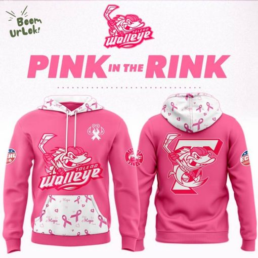 Toledo Walleye 2025 Pink in the Rink Hoodie