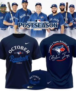 Toronto Blue Jays 2025 MLB Postseason Authentic Collection Blue TShirt