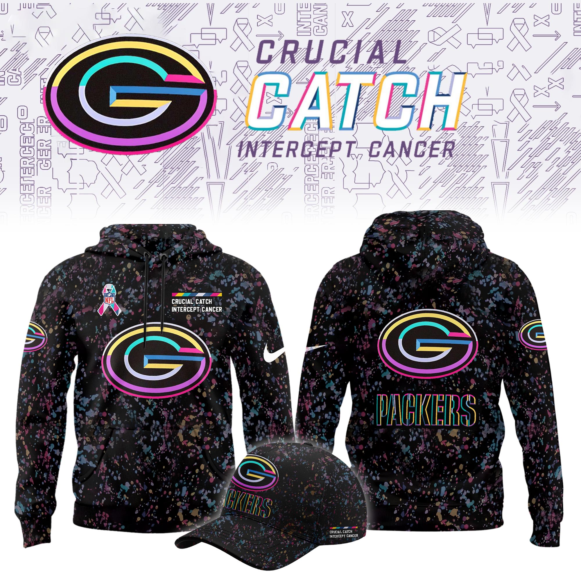 Green Bay Packers Crucial Catch Limited Hoodie Green Bay Packers Crucial Catch Limited Hoodie