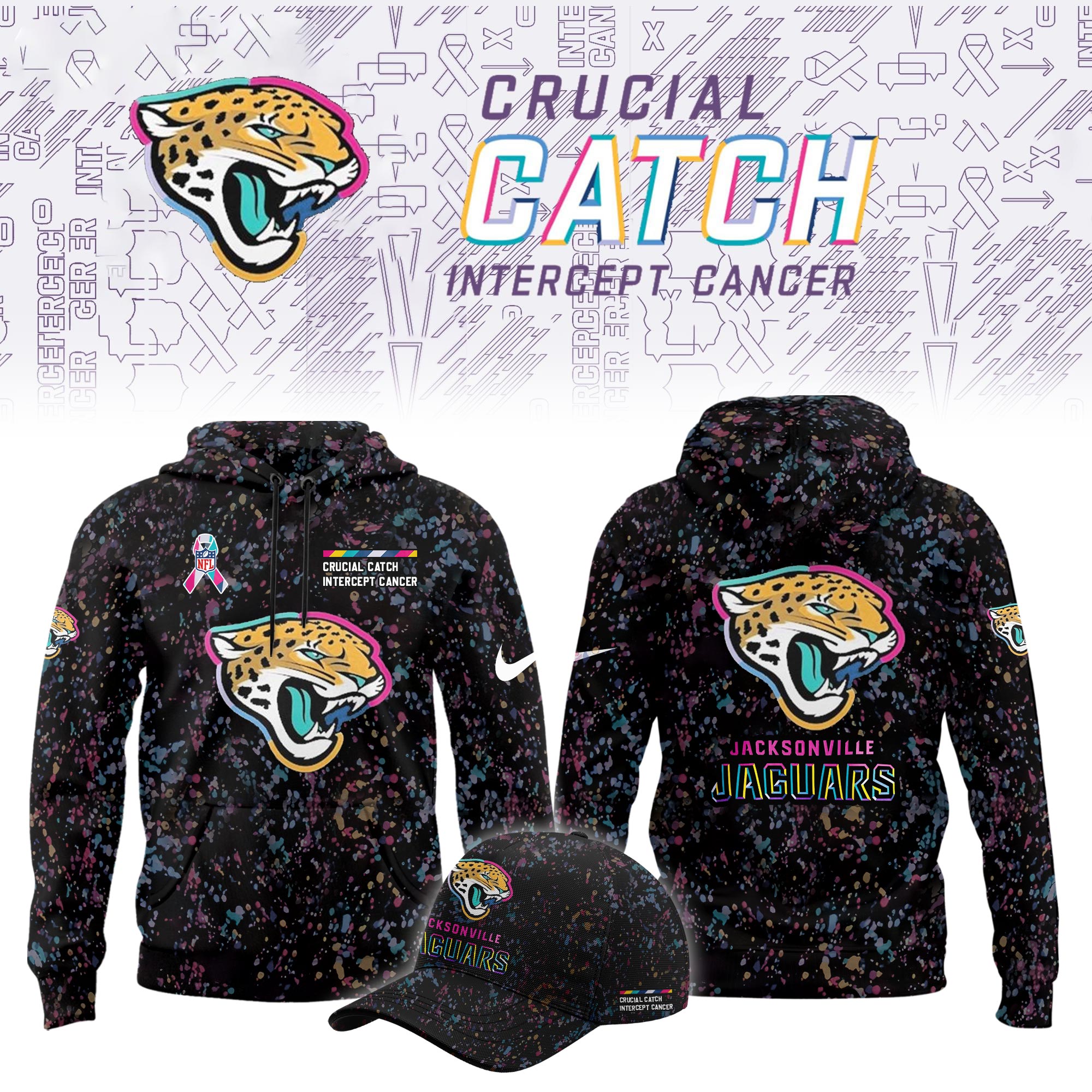Jacksonville Jaguars Crucial Catch Limited Hoodie Jacksonville Jaguars Crucial Catch Limited Hoodie