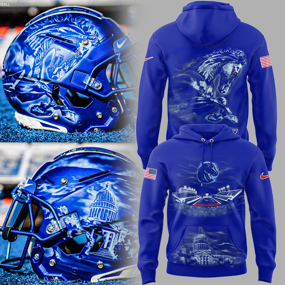 Limited Edition “Inspired By The 2025 Boise State Football Helmet” Hoodie Limited Edition “Inspired By The 2025 Boise State Football Helmet” Hoodie