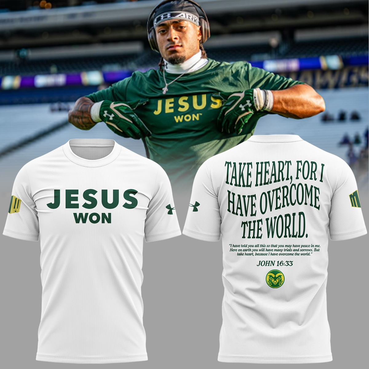 Limited Edition Colorado Football x JESUS WON 2025 Shirt Limited Edition Colorado Football x JESUS WON 2025 Shirt