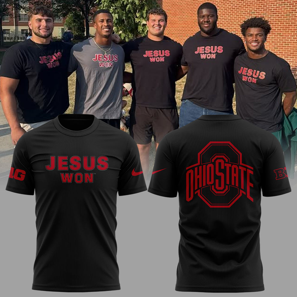 Limited Edition JESUS WON Black TShirt Limited Edition JESUS WON Black TShirt