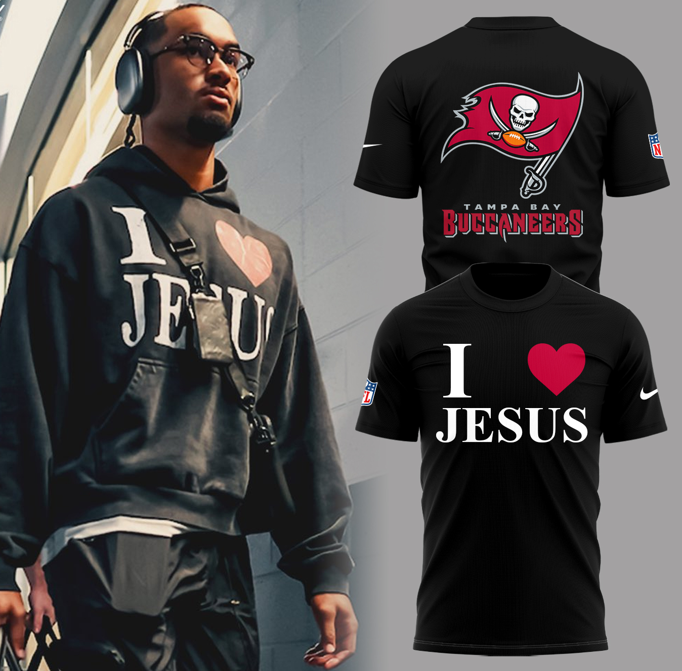 Limited Edition Buccaneers Love Jesus Shirt Limited Edition Buccaneers Love Jesus Shirt