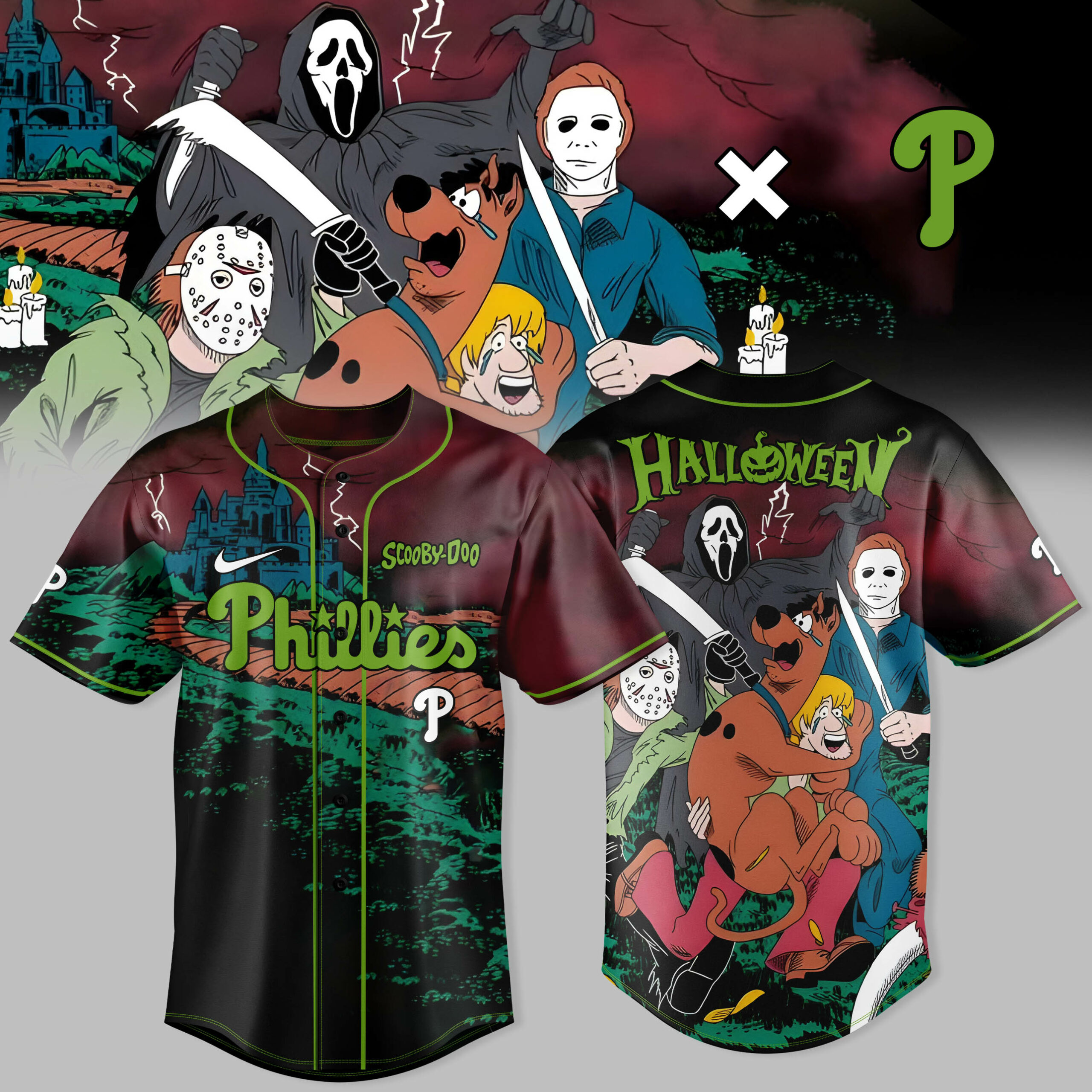 Philadelphia Phillies x 2025 Happy Halloween Scooby-Doo Philadelphia Phillies x 2025 Happy Halloween Scooby-Doo